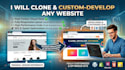 clone website and develop all website