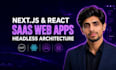 develop a high performance next js saas web app