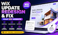 update wix website redesign wix website edit wix site fix wix issues wix studio
