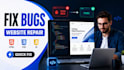 fix HTML CSS javascript website bugs