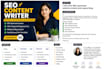 write SEO optimized articles and blog posts