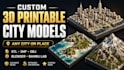 create a 3d printable city model