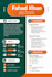 design professional CV and resume