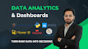 do data analytics and visualization with python, power bi, tableau, excel