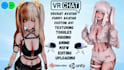 do custom vrchat avatar furry avatar 3d model vr character, vrchat nsfw anime