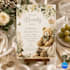 editable, printable digital baby shower invitation canva template