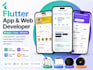 develop, deploy and launch a flutter app with backend setup