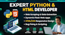 write a python script to scrape web data and export to html