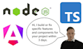 build your nodejs API or angular web application