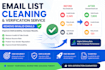 clean and verify your email list for better deliverability and zero bounc