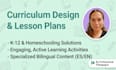 design professional curriculum, lesson plans, and educational content
