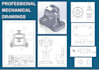do 2d mechanical drafting and manufacturing drawings