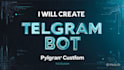 create a professional telegram bot with python
