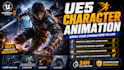 create professional 3d character animation, rigging, and unreal engine 5 game an