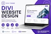 design a professional divi theme wordpress website, divi wordpress theme