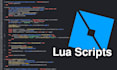 write or debug lua scripts for roblox studio