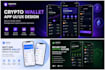 develop crypto wallet app, wallet app, fintech app, payment app, blockchain app