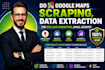 do google maps scraping, data extraction for b2b lead generation, email scraper