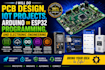 do pcb design, iot projects, arduino, esp32 programming, electronic engineering