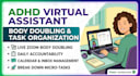 be your adhd virtual assistant for body doubling and task organization