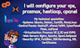 configure your vps, proxmox, hestiacp, cpanel