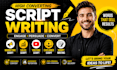 write high converting marketing, sales, youtube and explainer scripts