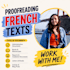 proofread and edit any french text