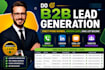 do b2b lead generation, direct phone number, linkedin leads, email list building