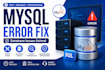 fix mysql errors, database issues and sql problems