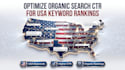 optimize organic search CTR for USA keyword rankings