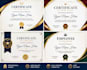 design a professional certificate, diploma, and award certificate