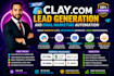 setup clay com lead generation and email marketing automation on clay com