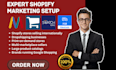 setup shopify marketing postscript magik shopify flow brevo back in store
