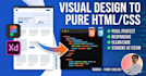 turn your figma into a pure html css website