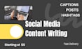 write engaging social media content and captions for your brand