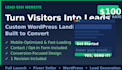 build a lead generation website that converts visitors into leads