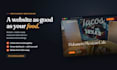 design a restaurant website with online menu and owner dashboard