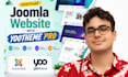 joomla website using yootheme pro, yootheme joomla template