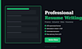 write a professional resume