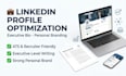 write professional linkedin profile optimization and executive bio