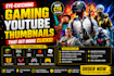design eye catching gaming youtube thumbnails that get more clicks