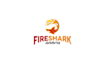 design fire shark gaming logo
