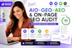 do expert aio, geo, aeo and onpage SEO audit