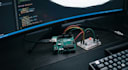 write and debug arduino esp32 c programing and python code