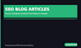 write optimized blog articles in french