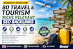 do manually 80 travel and tourism niche relevant SEO backlinks