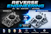 do reverse engineering, scan to cad, stl to cad, and 3d cad modeling