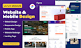 redesign your website into a modern UI UX design