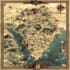 draw a detailed hand drawn fantasy map