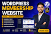 build a wordpress membership website with plugin setup and customization